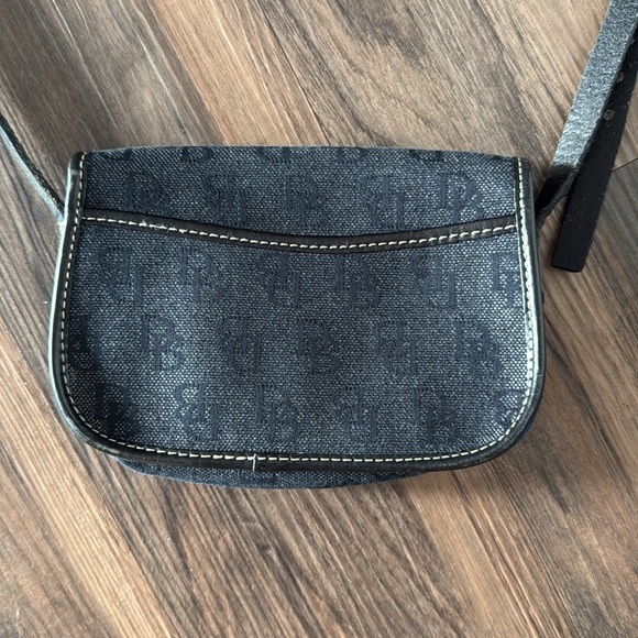 Black Monogram Crossbody Bag - Picture 3 of 4